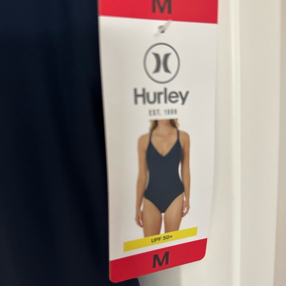 Hurley One Piece Swimsuit UPF 50 - Picture 3 of 7